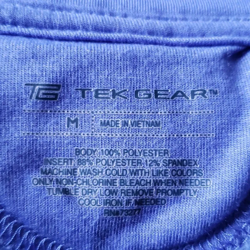 Tek Gear Women's Medium Blue Purple Speckled Zip Sweatshirt Jacket